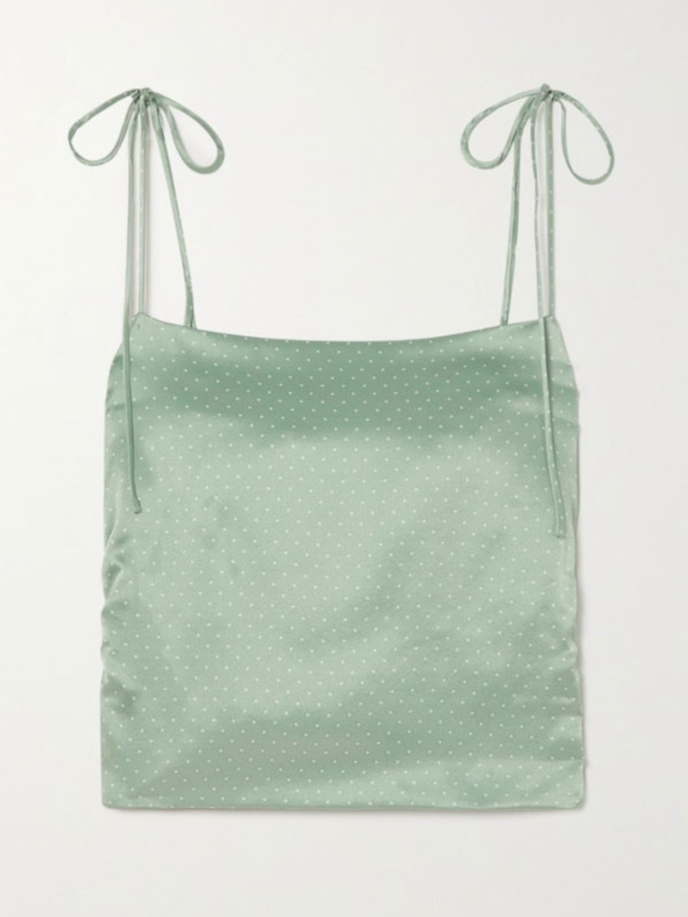 NEW Reformation Lucrezia Silk Top Verine 12